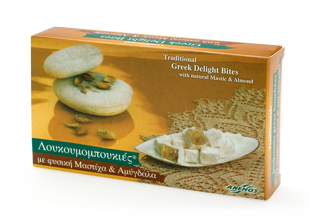 Greek Delight with natural mastic and almonds