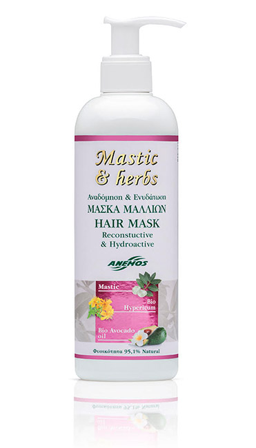 Hair mask Mastic & herbs for Reconstruction and Hydration