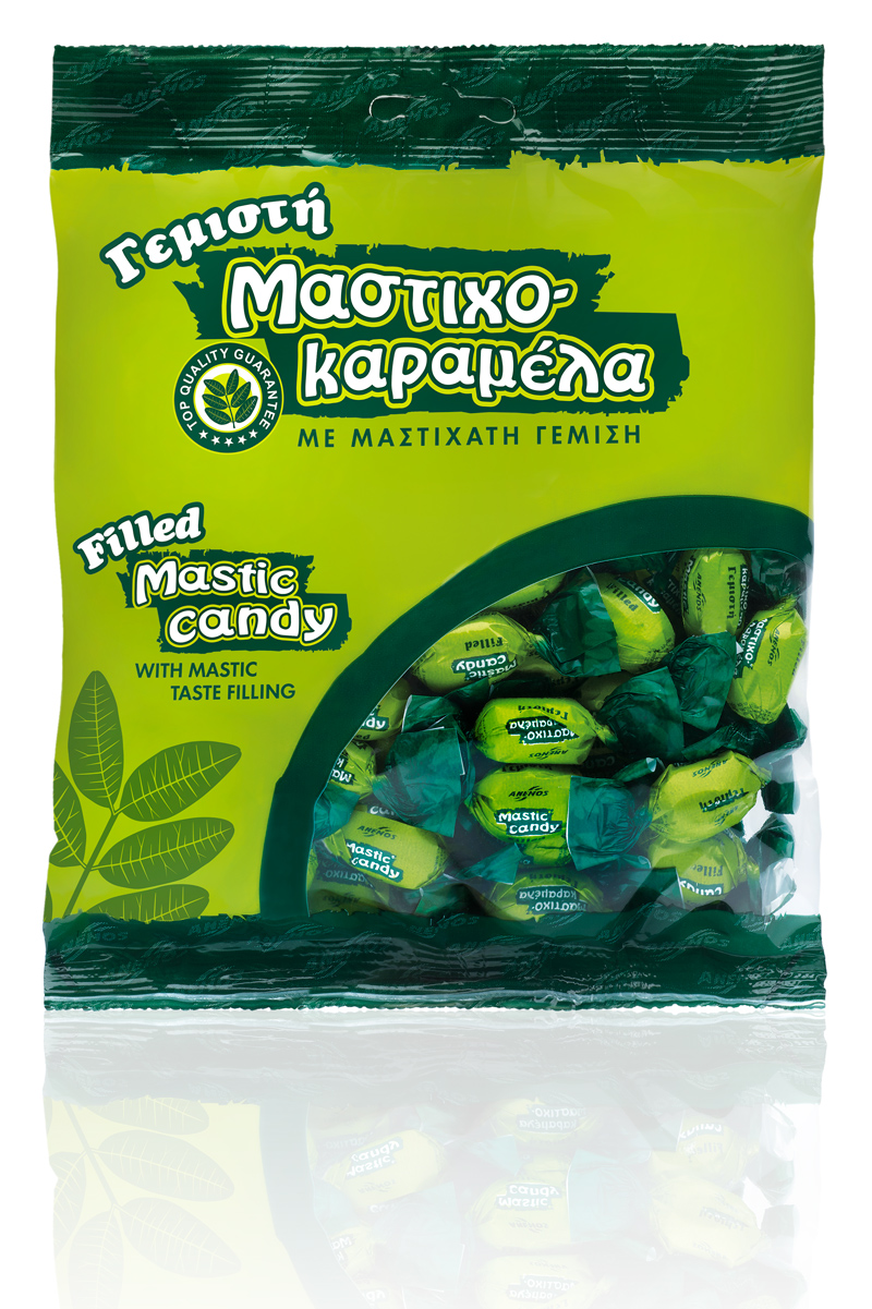 Mastic Candy Filled with mastic cream