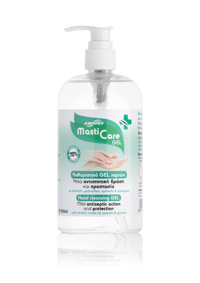 Alcoholic Cleansing Hand Gel Mastic Care with pump 500ml