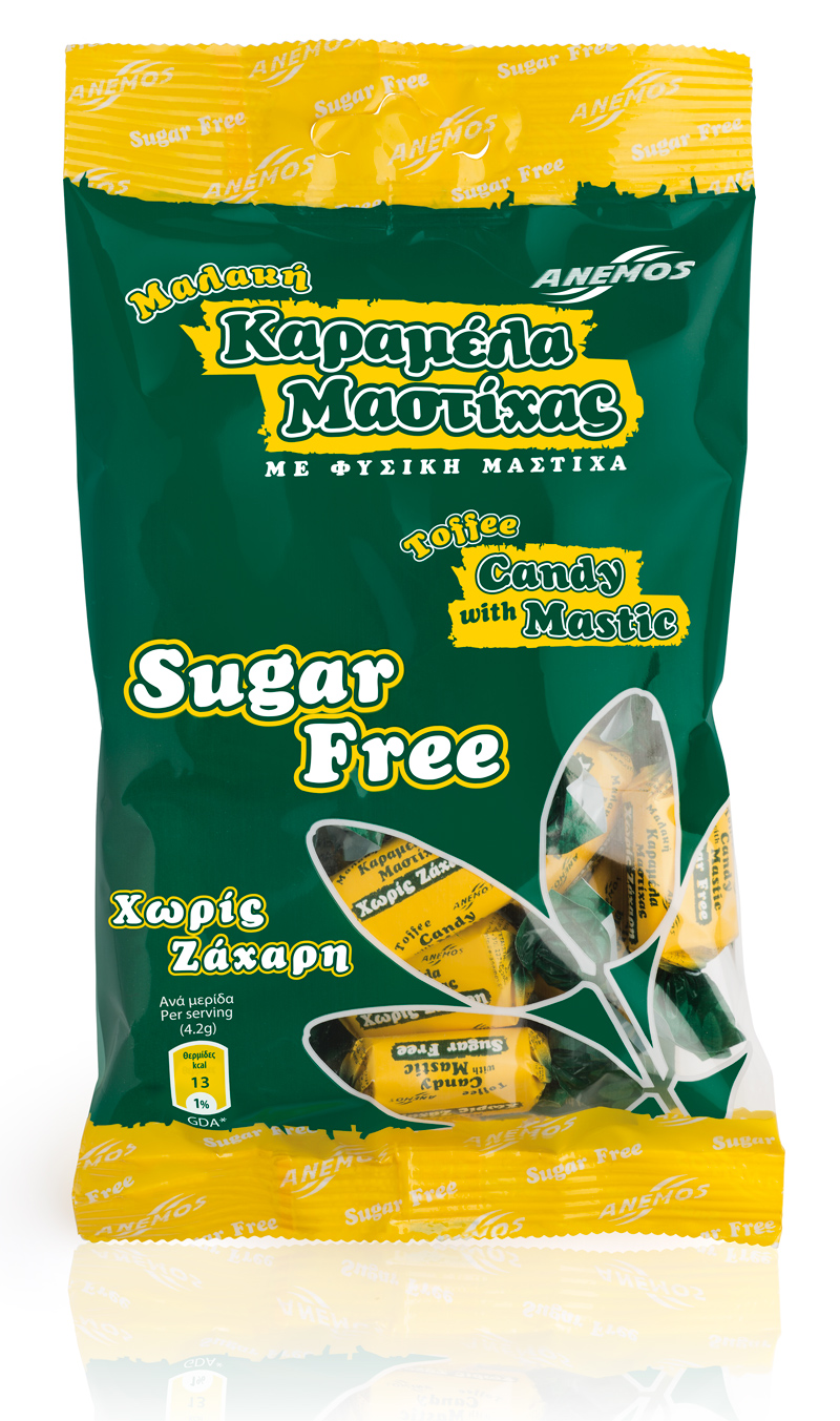 Sugar free mastic soft candy